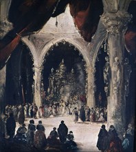 PEREZ VILLAAMIL JENARO 1807/54
INTERIOR DE UNA IGLESIA
Madrid, musée Lazaro Galdiano