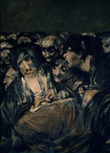 Goya, Le beau salaud (détail Concours de sorcières)