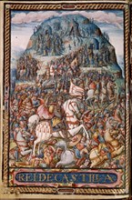 EJECUTORIA DE FELIPE II-1541     BATALLA DE CLAVIJO (859)
SANTIAGO DE COMPOSTELA, BIBLIOTECA