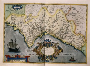 Ortelius, Map of Valencia kingdom