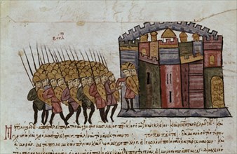 Skylitzes, Simeon capturing Adrianople in 914