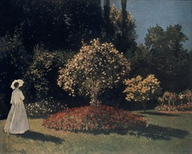 Monet, Woman in the Garden. Sainte-Adresse