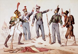 Villegas, Régiments symboliques de la guerre d'indépendance de 1808