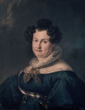 Lopez, Portrait de la reine Marie Christine de Bourbon