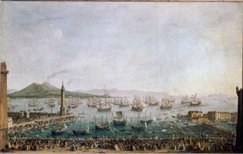 Joli, Embarquement de Charles III à Naples
