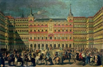 Quiros, Carlos III entering Madrid