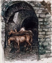 Kemer, Toledo, the Fortress, Horses in Subterranean Stables