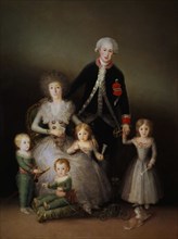 Goya, Le Duc d'Osona, la Duchesse et leurs enfants