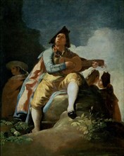 Goya, Gentleman playing the quitar