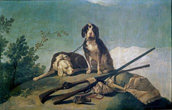 Goya, Dogs on a leash