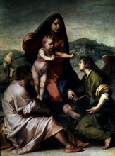 Sarto, The Virgin and Child with Tobias and the angel.