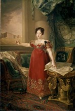 Lopez, Isabel of Braganza, the second wife of King Ferdinand VII of Spain