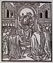 SAN PEDRO DIEGO DE 
CARCEL DE AMOR GRABADO POR ROSEMBACH EN 1493-ORIGINAL EN MUS