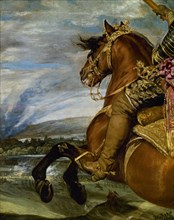 Vélasquez, Portrait équestre de Gaspar de Guzman, comte-duc d'Olivares (détail)