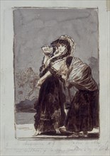 Goya, Caprice - Elle a honte que sa mère lui parle