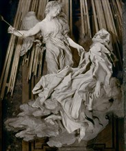 BERNINI GIAN LORENZO 1598/1680
EXTASIS DE SANTA TERESA (RELIGIOSA Y ESCRITORA) - 1645-1652
ROMA,