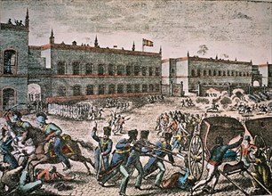 Affrontement des troupes du général Riego contre les absolutistes, et proclamation de la constitution de Cadix