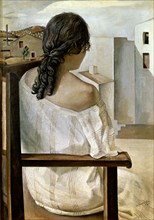 Dali, Seated Girl from Behind