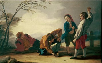 Del Castillo, Children playing with a spinning top