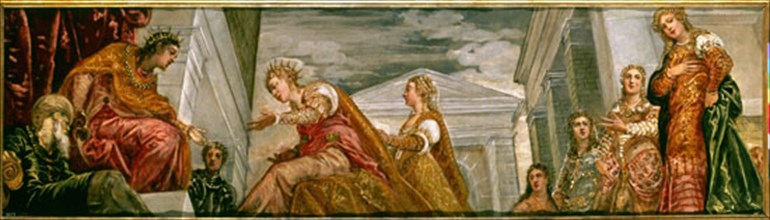 Le Tintoret, Visite de la reine de Saba à Salomon