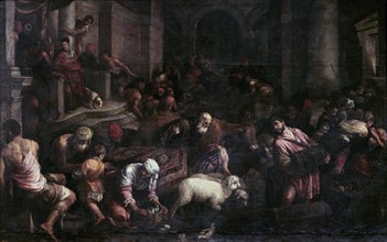 BASSANO JACOPO
EXPULSION DE LOS MERCADERES DEL TEMPLO
MADRID, MUSEO DEL PRADO-PINTURA
MADRID