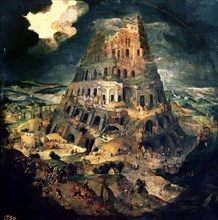Pieter II Bruegel, Construction de la tour de Babel