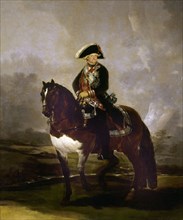 Goya, Ecuestrian portrait of Charles IV