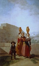 Goya, Young girls holding pitchers