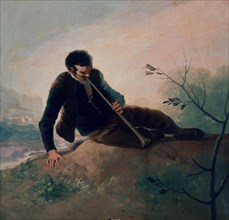 Goya, Shepherd playing bombardon