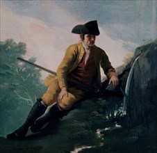 Goya, Hunter at the fountain