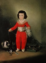 Goya, Manuel Osorio Manrique De Zuñiga avec un oiseau