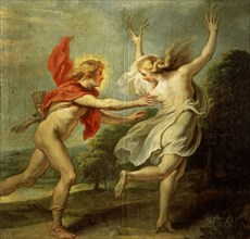 Vos, Apollon poursuivant Daphné