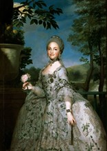 Mengs, La Reine Marie Louise de Parme, princesse d'Asturie