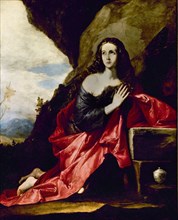 Ribera, La magdaléenne  priant ou sainte Thaïs