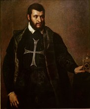 Titian, Gentleman with clock