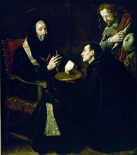 Rizzi, St. Benedict Blessing a Piece of Bread