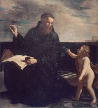 Fra Guercino, Saint Augustin méditant sur la Trinité