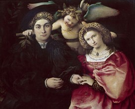 Lotto, Maître Marsilio et son épouse