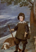 Vélasquez, Le prince Baltasar Carlos, chasseur (détail)