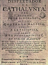 PERIODICO-EL DESPERTADOR DE CATALUÑA-IMPRESO EN 1713 EN BARNA