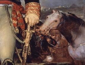 Goya, Fernand VII in a military camp