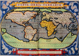 Ortelius, Carte du monde