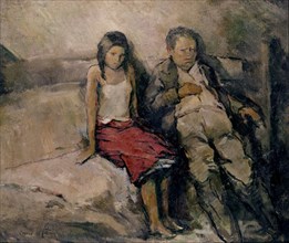Pomar (del), Young girl and old man