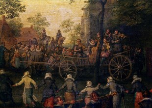 Brueghel, Bal champêtre (détail)