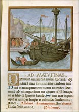 KEYSER ROBERTO DE
CARLOS V SALIENDO DEL PUERTO DE CORUÑA EN 1520 PARA CORONARLO EMPERADOR-LIBRO
