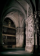 VISTA DE LA GIROLA Y RELIEVES DEL TRASCORO - S XV
BURGOS, CATEDRAL-INTERIOR
BURGOS