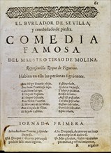 Tirso de Molina, The Burlador of Sevilla