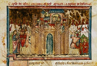 GRAN CONQUISTA ULTRAMAR-NARRAC DE CRUZADAS-S XIII-SIG 1187
MADRID, BIBLIOTECA