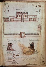 Osuna Codex - Judge Esteban de Guzman Seeing Viceroy don Luis de Velasco