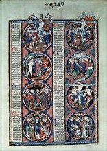 BIBLIA DE SAN LUIS S XIII-ADAN Y EVA,CRUCIFIXION
TOLEDO, CATEDRAL BIBLIOTECA
TOLEDO

This image